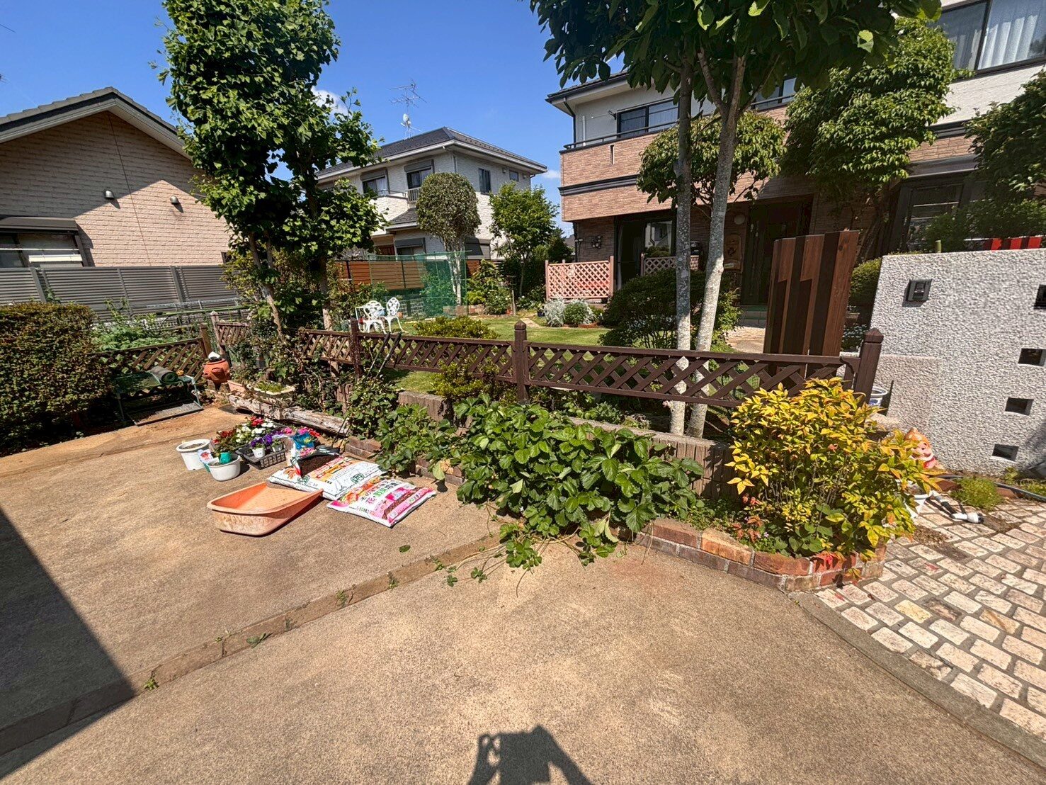 フェンス ビフォー(木製)