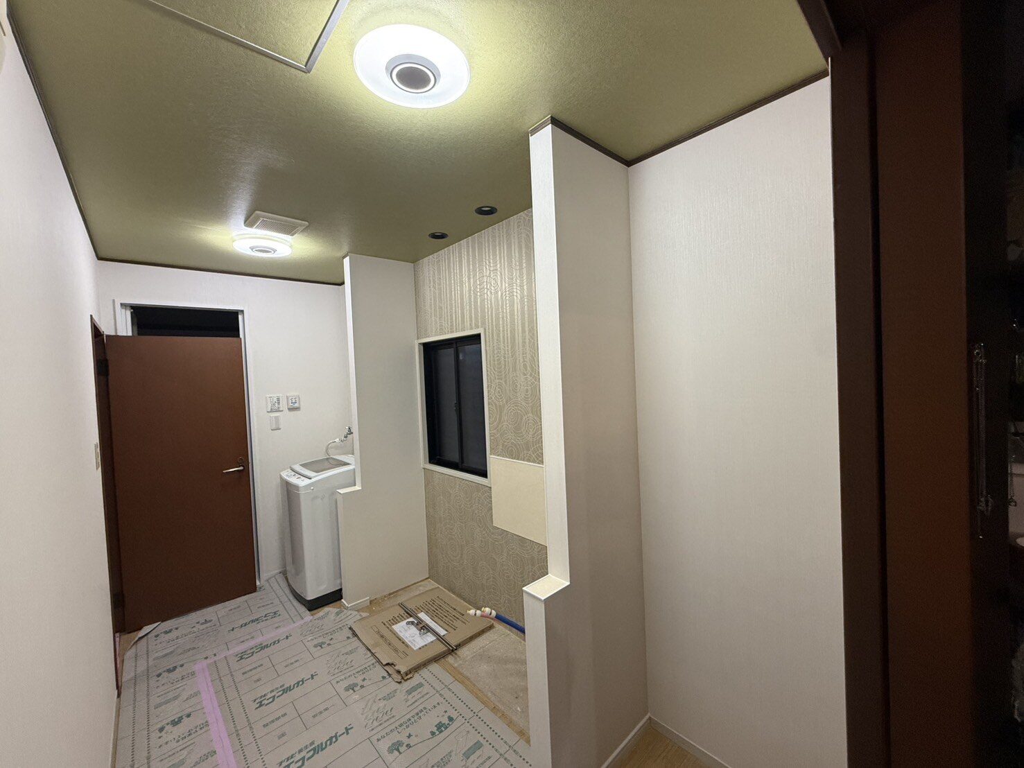 洗面脱衣場 アフター(全景)